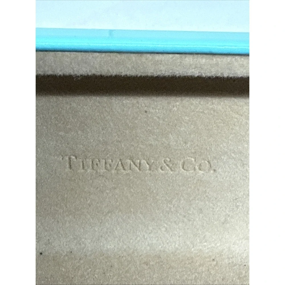 (2) Tiffany & Co Blue Hard Sunglasses Eyeglasses Case W/ Microfiber Pouch/Cloth